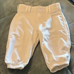 Kids' Classic White Spors pants size youth Medium